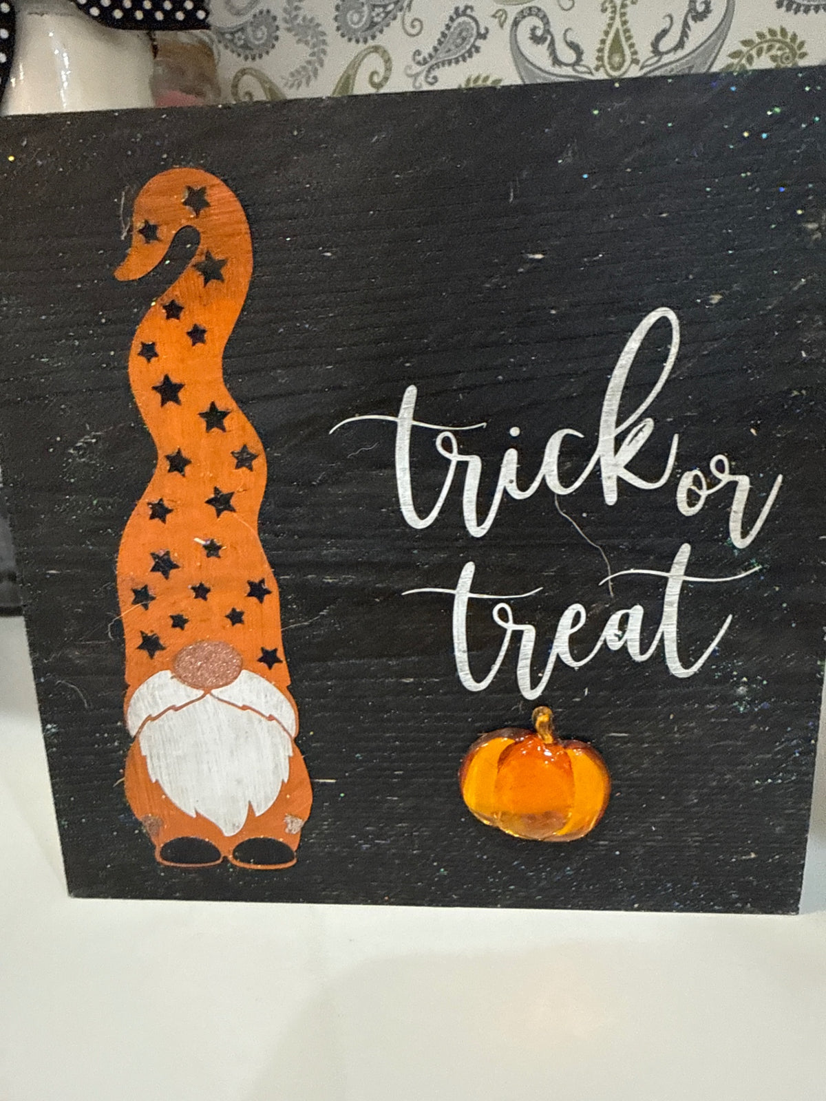 Home Decor - Black, Orange, White - N/A