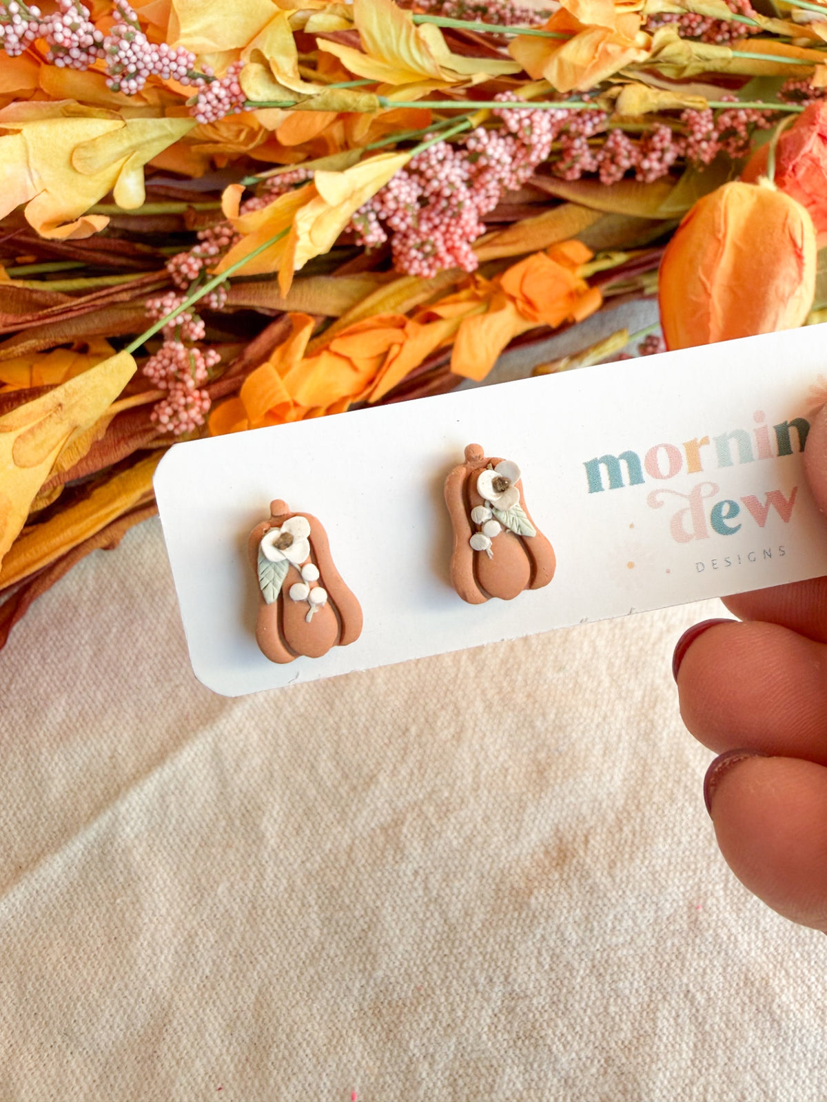 Floral Squash Studs