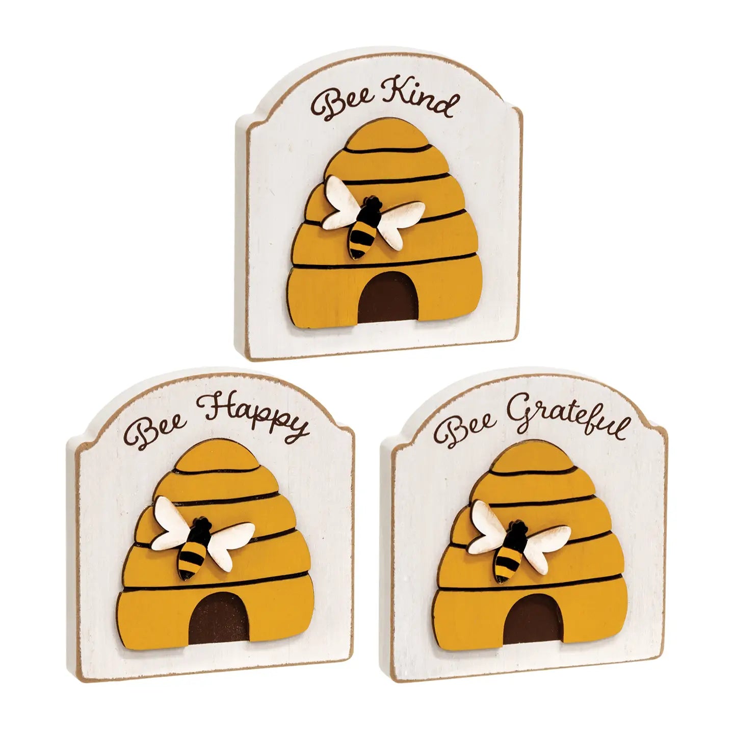 Sweet Words Layered Arched Beehive Block