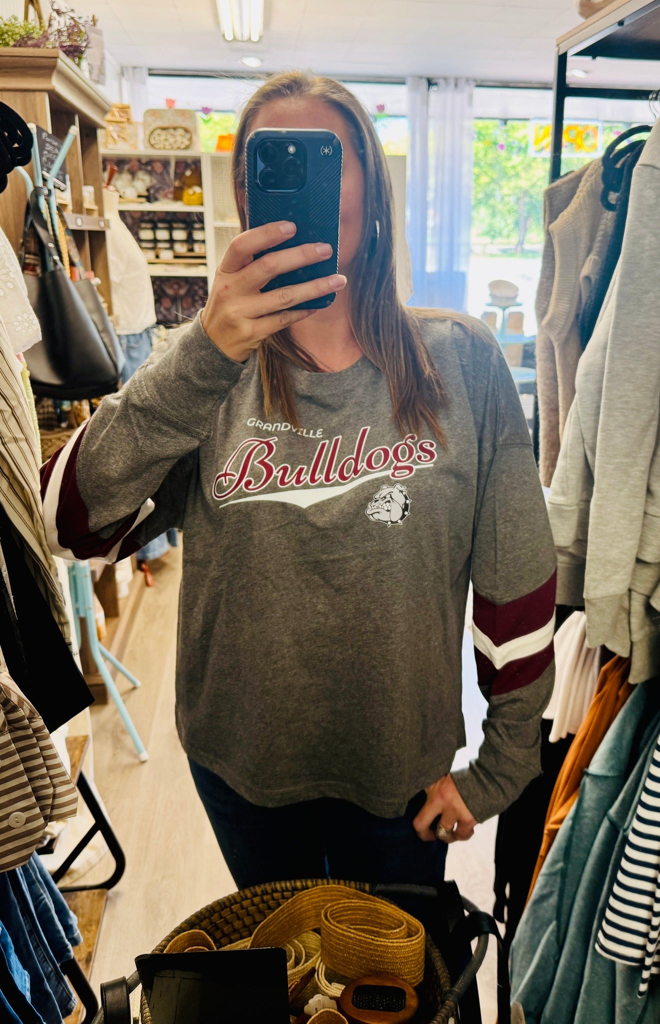 Show Your Spirit! - Grandville Bulldogs - Long Sleeve Shirt