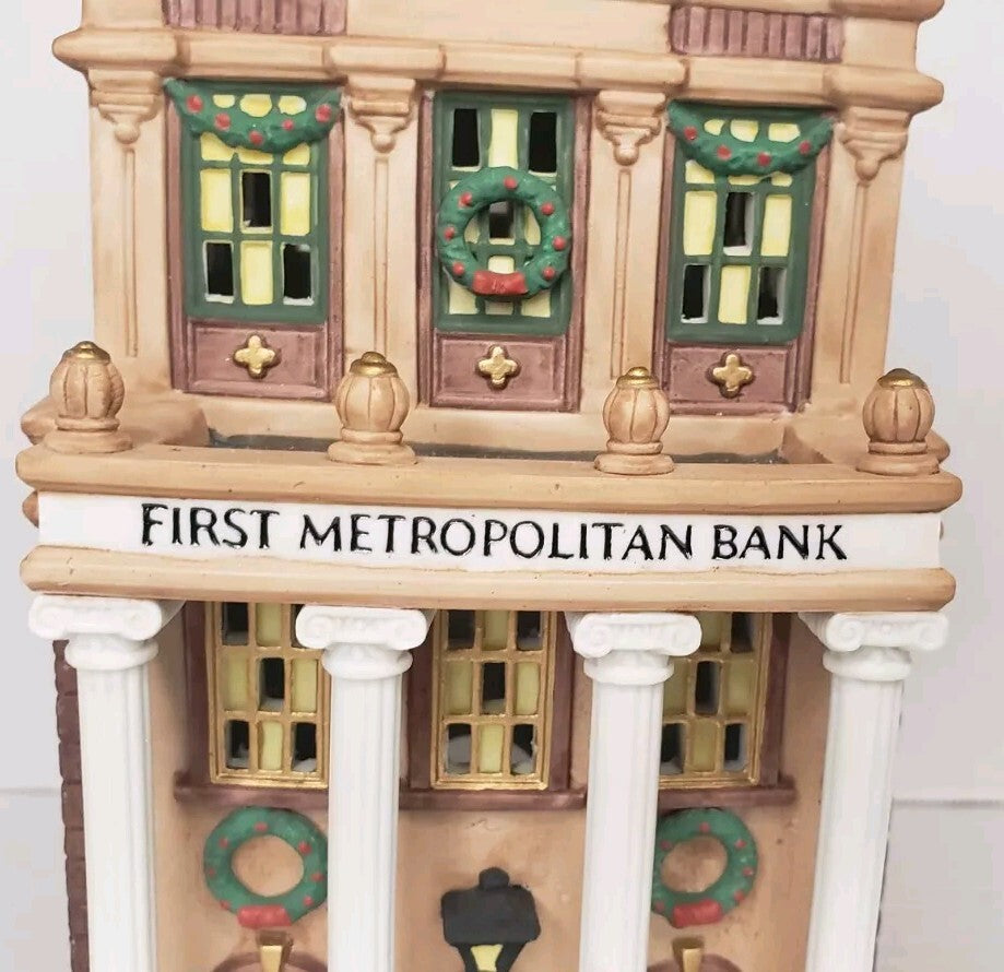 Department 56 Christmas in the City - First Metropolitan Bank #5882-3