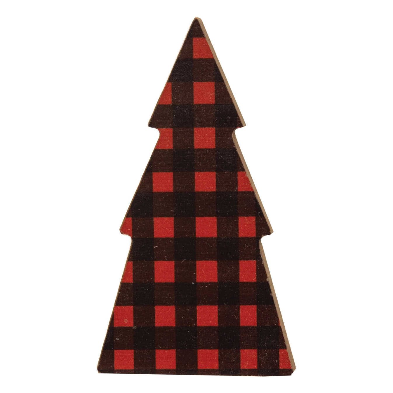 Set/2, Red Buffalo Christmas Check Tree..Sitters