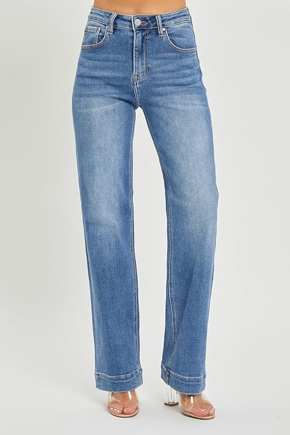 Risen Jeans - High Rise Straight Jeans - RDP5444