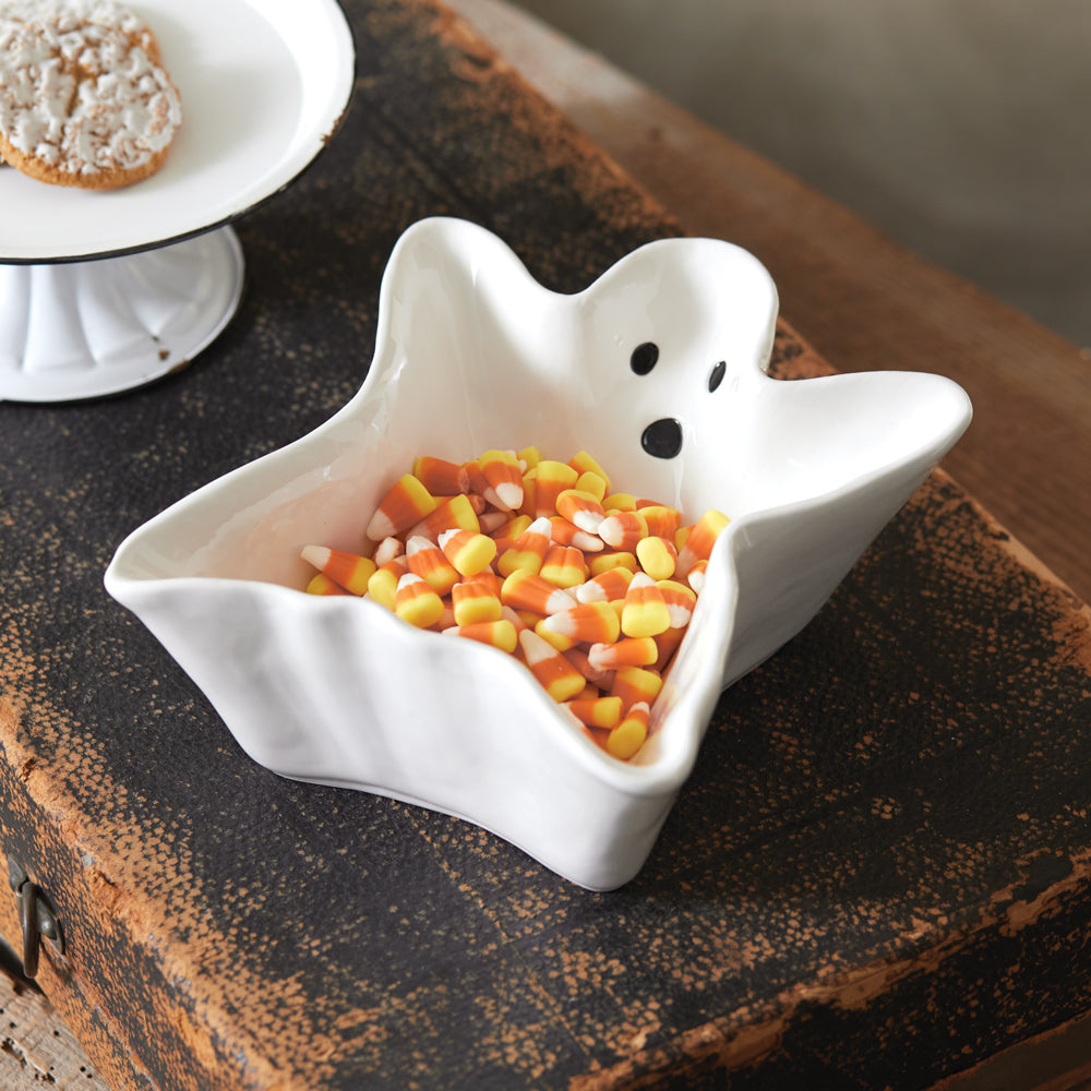 Porcelain Ghost Candy Dish – Halloween Collection
