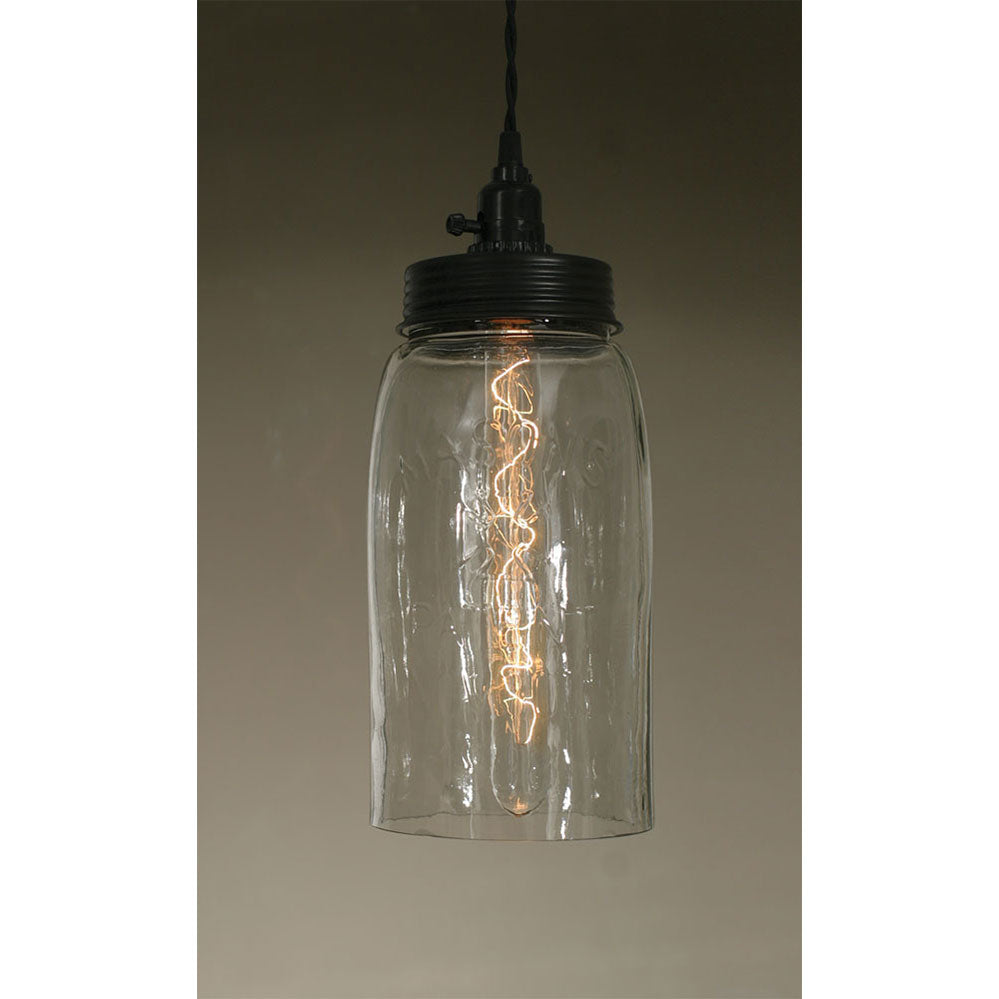 Big Mason Jar Pendant Lamp