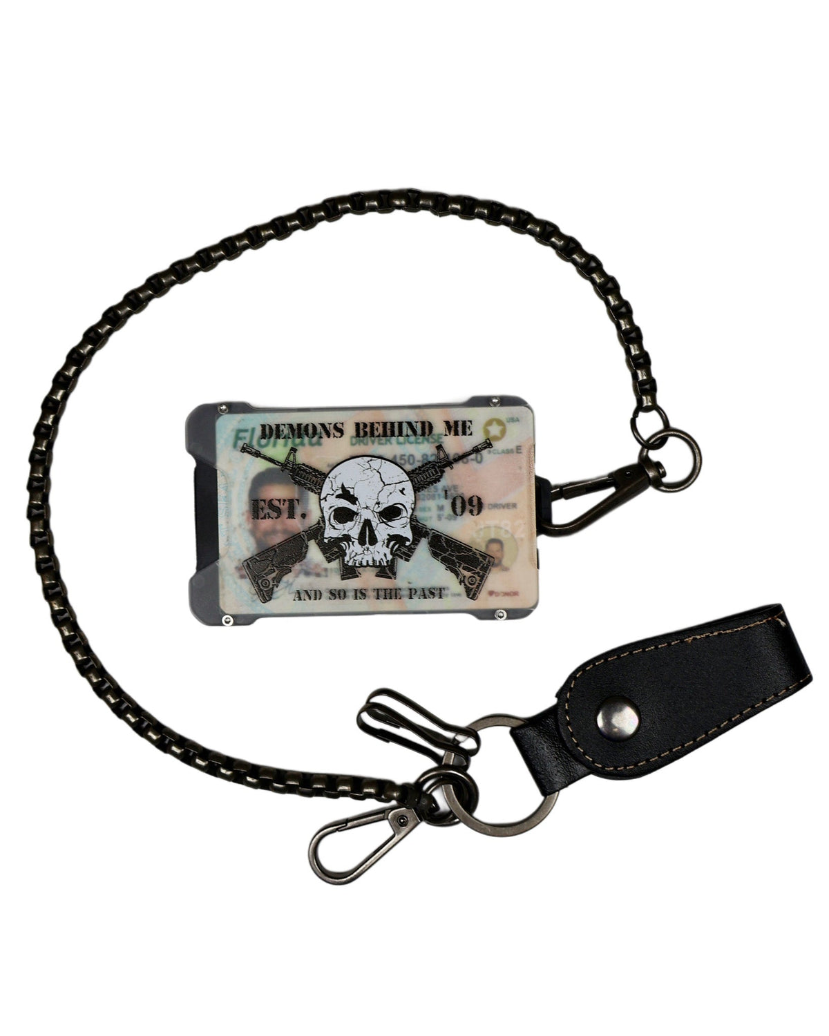 Gambler Wallet w/Chain Clip & ID Holder (wallet chain sold separately)
