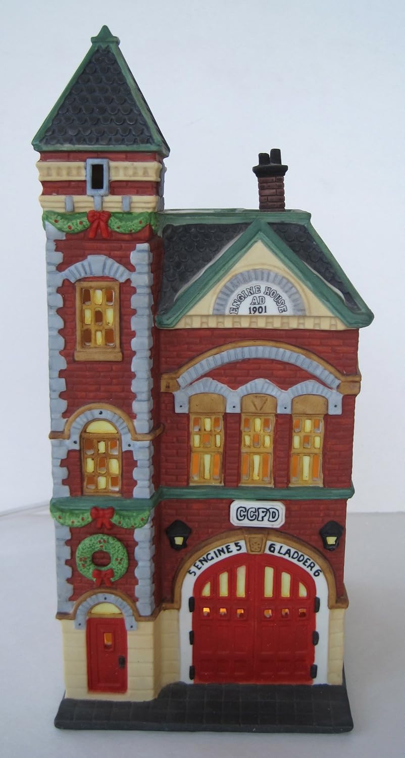 Department 56 Christmas in the City - Red Brick Fire Station #5536-0