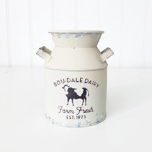 Decorative Milk Cans - Cream