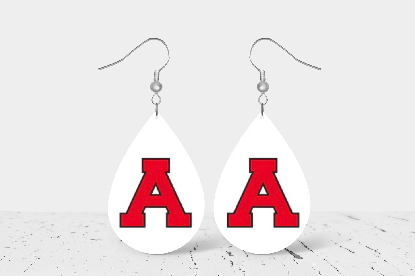Teardrop Earrings - School Spirit - Allendale Falcons (3)