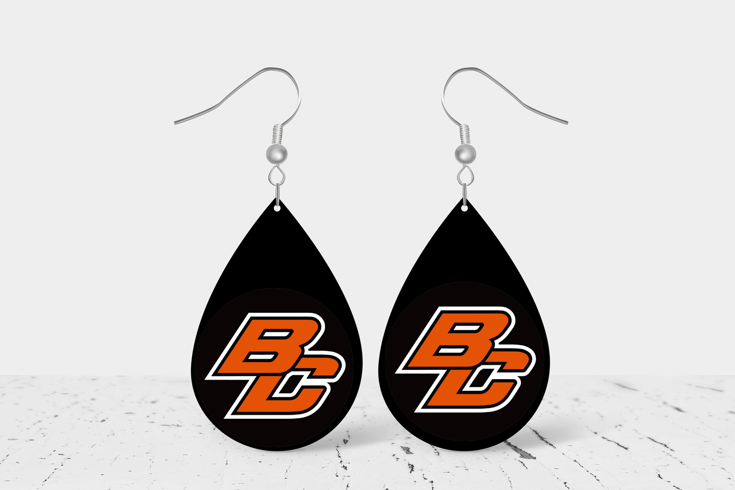 Teardrop Earrings - School Spirit - Byron Center Bulldogs (2)