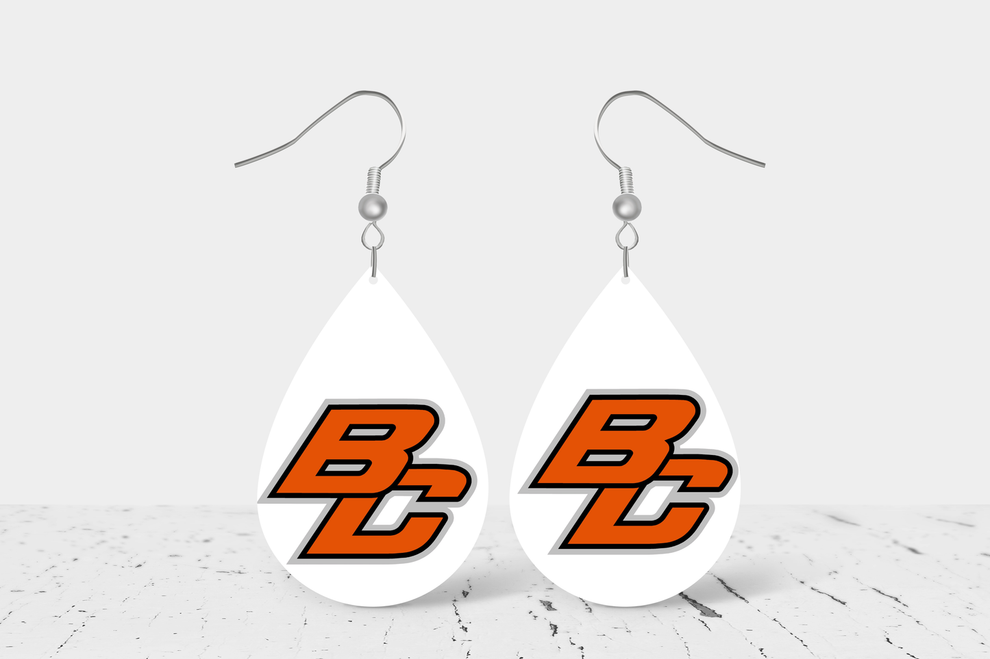 Teardrop Earrings - School Spirit - Byron Center Bulldogs (3)