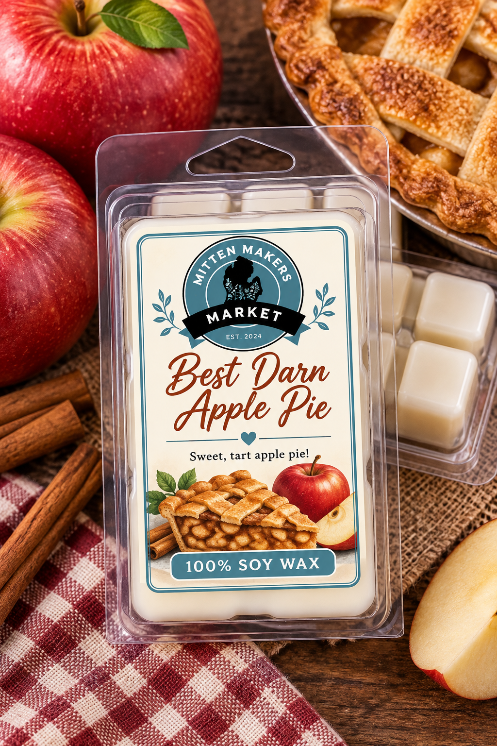 Soy Wax Melts (100%) - Best Darn Apple Pie