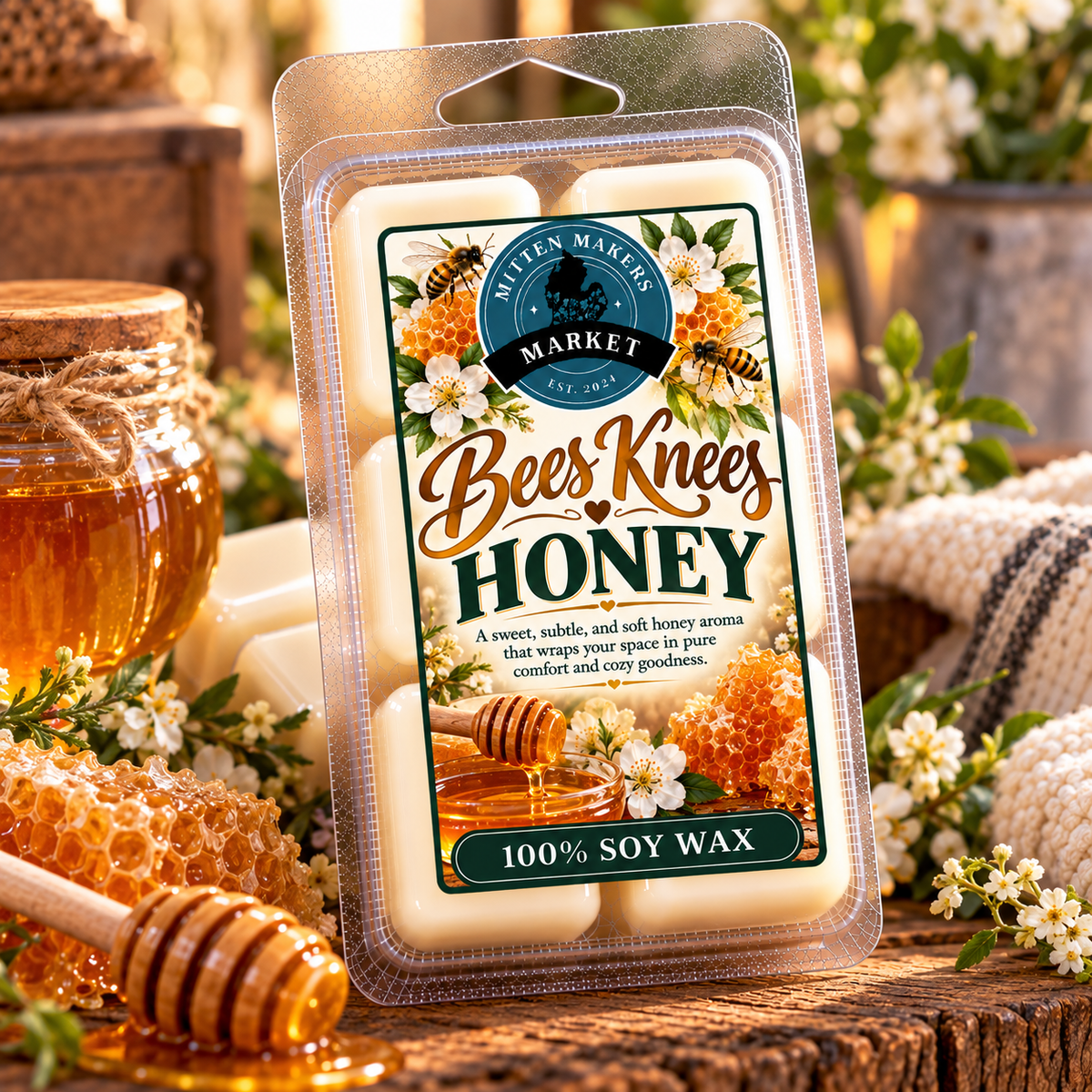 Soy Wax Melts (100%) - Bees Knees Honey