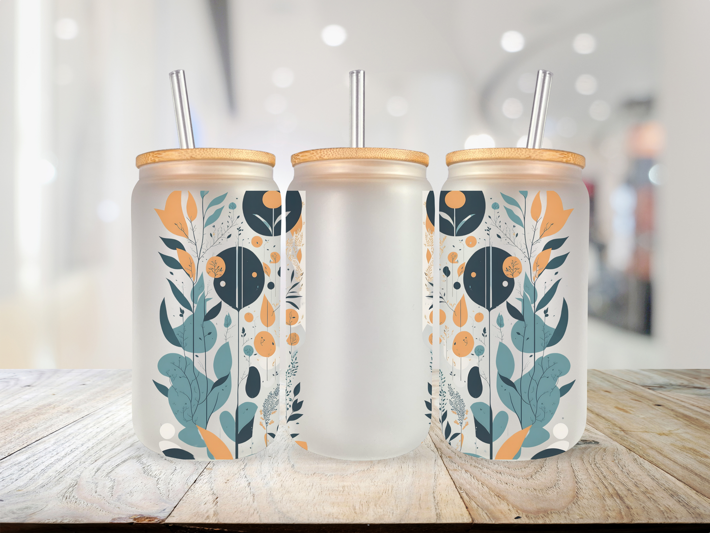 20 oz Glass Cup - BOHO (3)