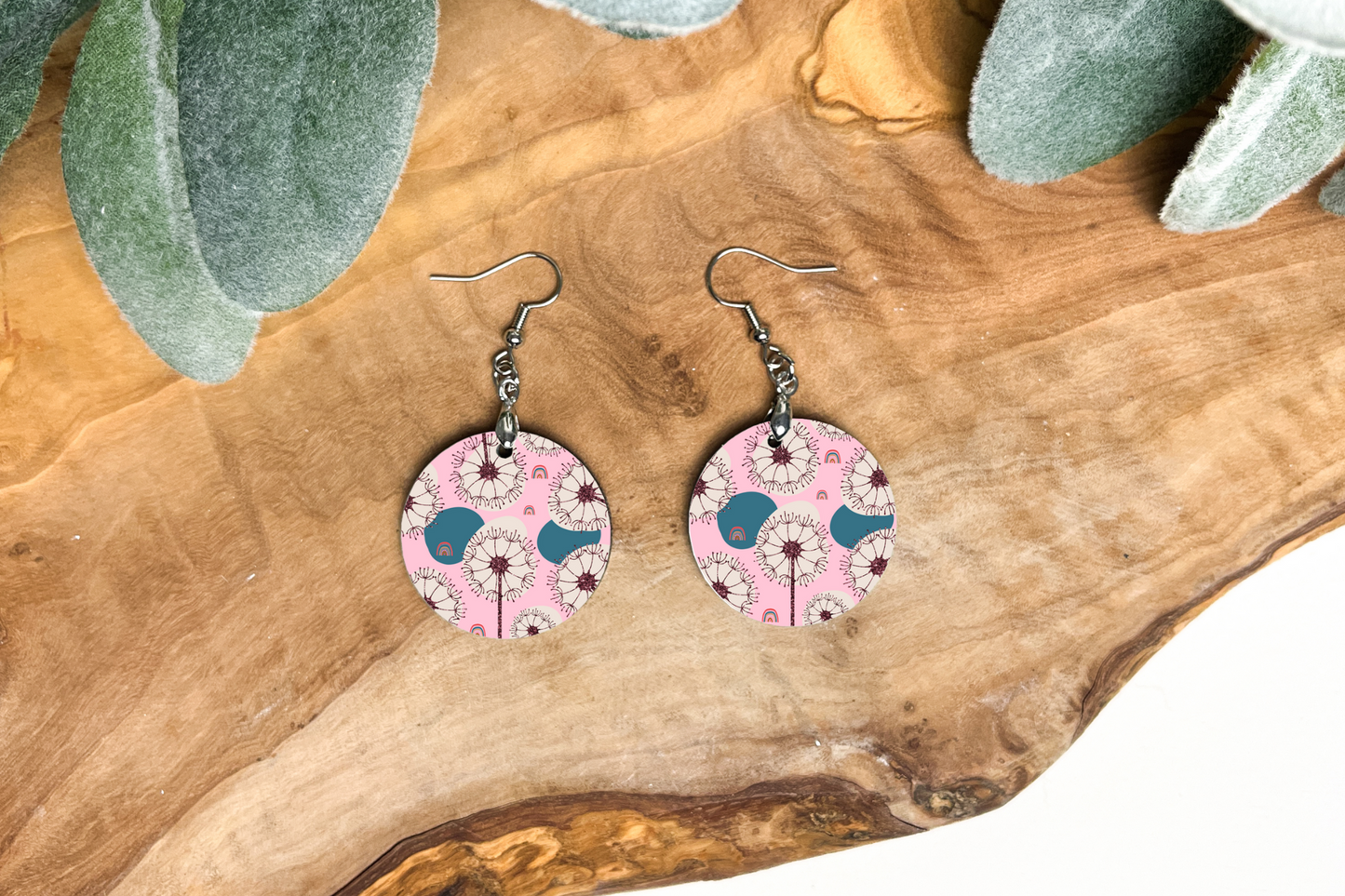 BOHO Pattern 5 Round Earrings