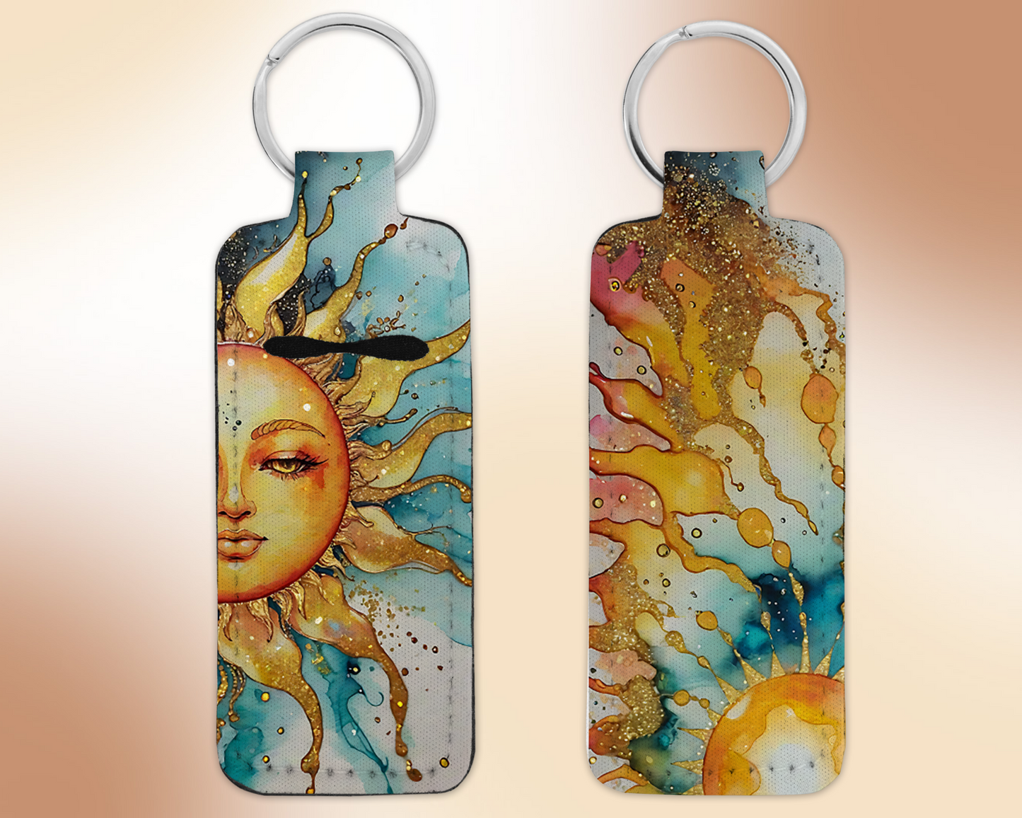 Chapstick / Lip Balm Keychain - Sun