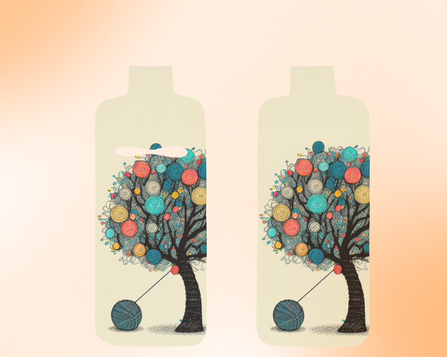 Chapstick / Lip Balm Keychain - Yarn Tree