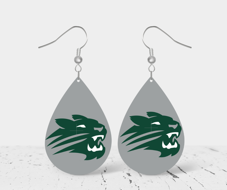 Teardrop Earrings - School Spirit - Jenison Wildcats