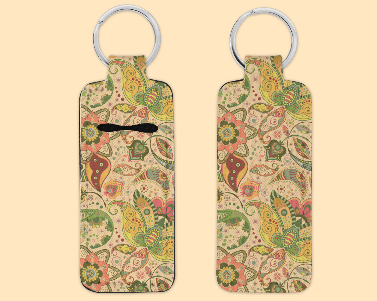 Chapstick / Lip Balm Keychain - Floral