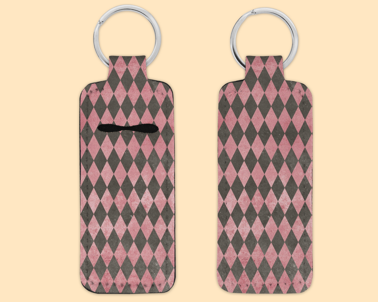 Chapstick / Lip Balm Keychain - Argyle