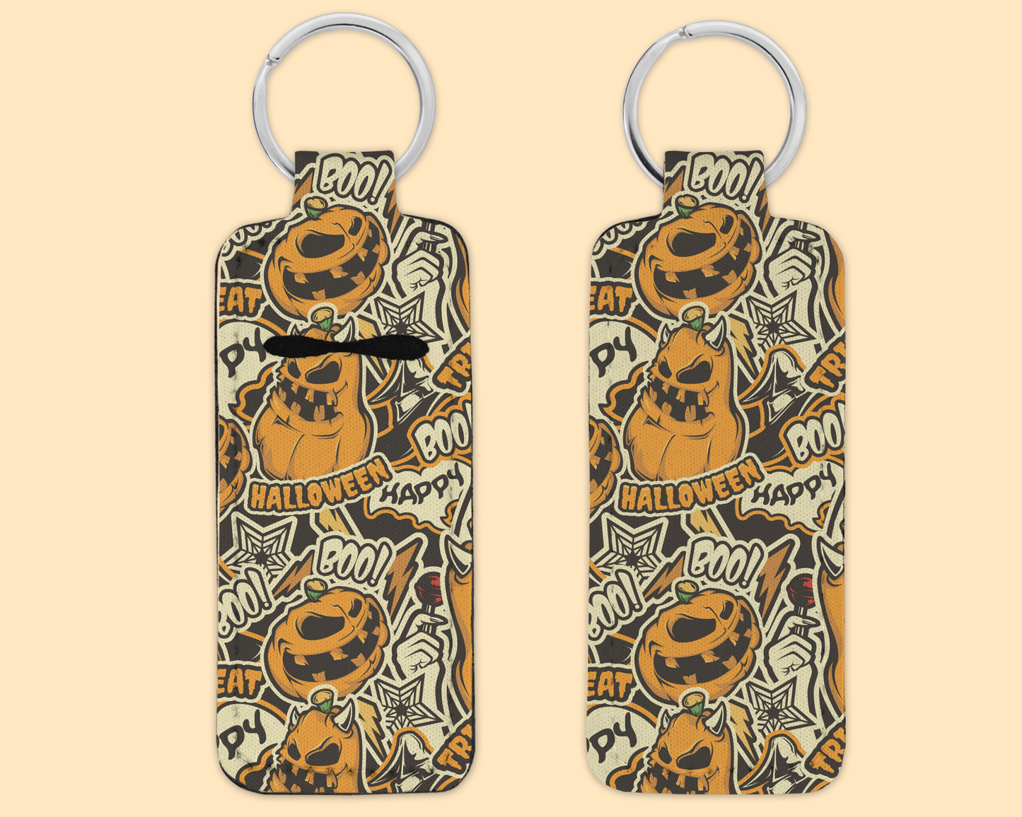 Chapstick / Lip Balm Keychain - Halloween