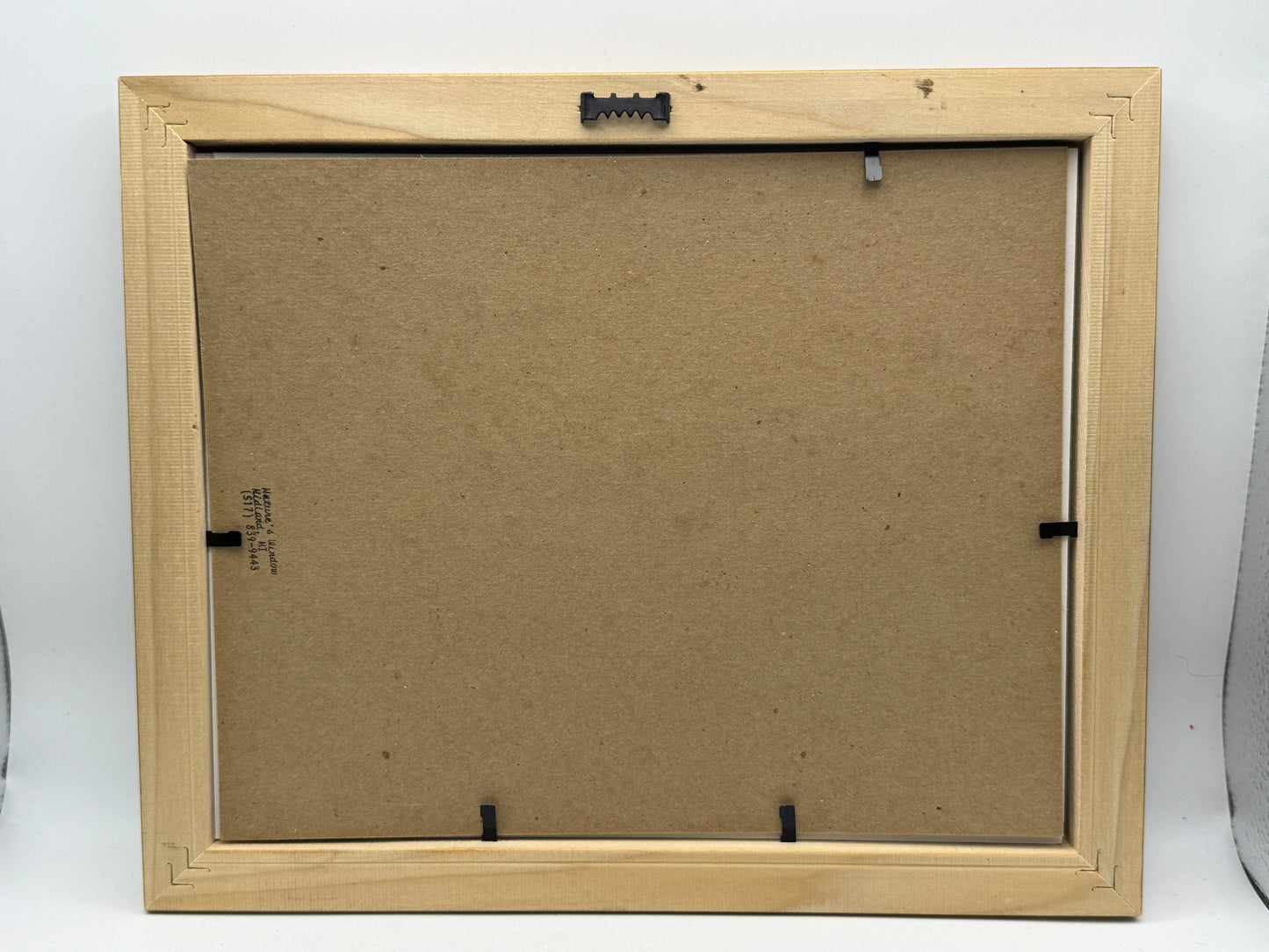 Peggy Abrams “Santa’s Workshop” Framed Art Print – Nostalgic Christmas Decor 11.5" x 9.5"