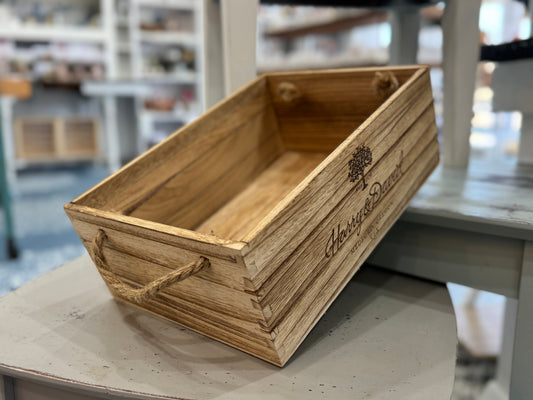 Harry & David Rustic Wooden Gift Crate