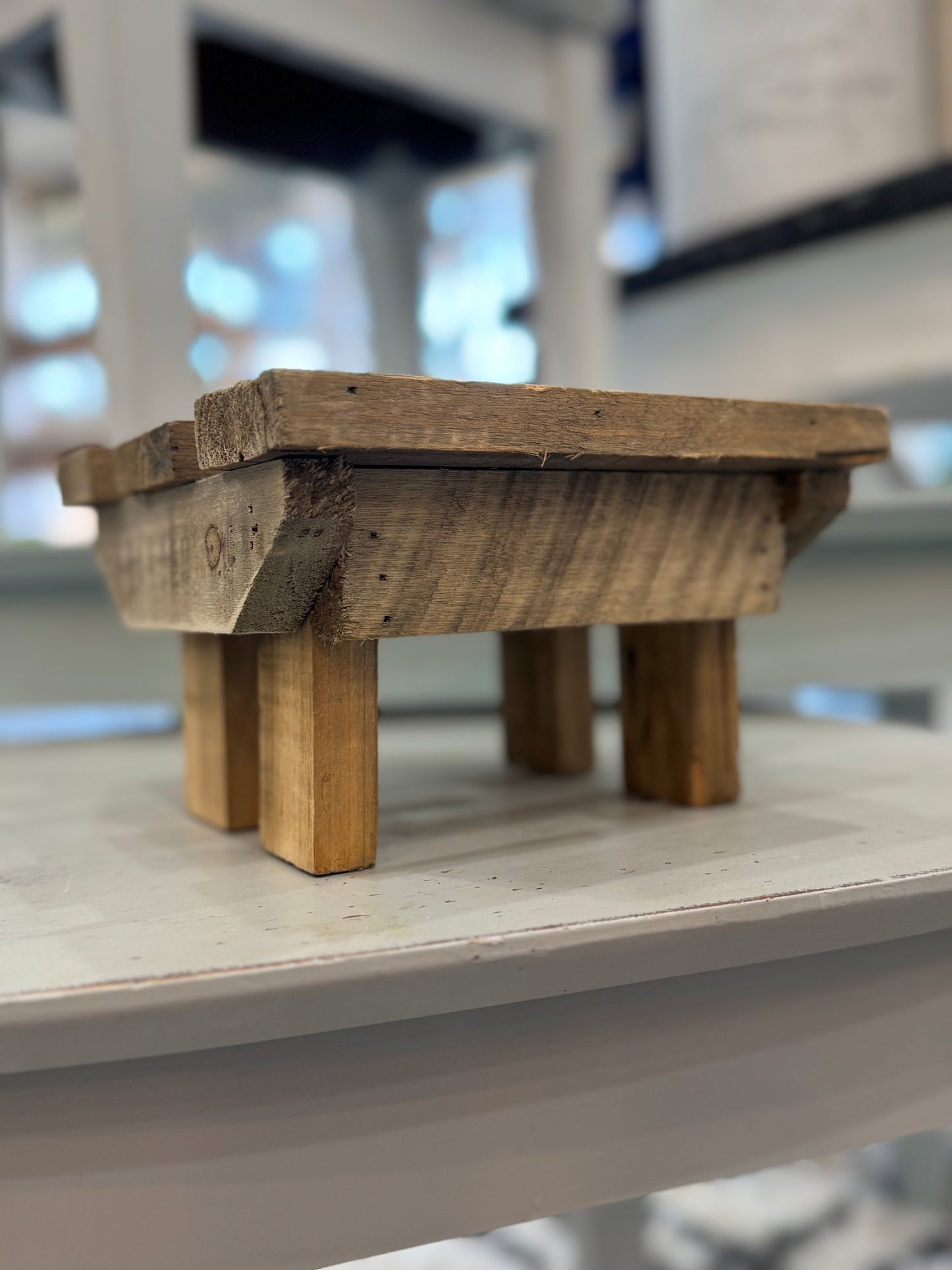 Shabby Chic Wooden Plant Stand