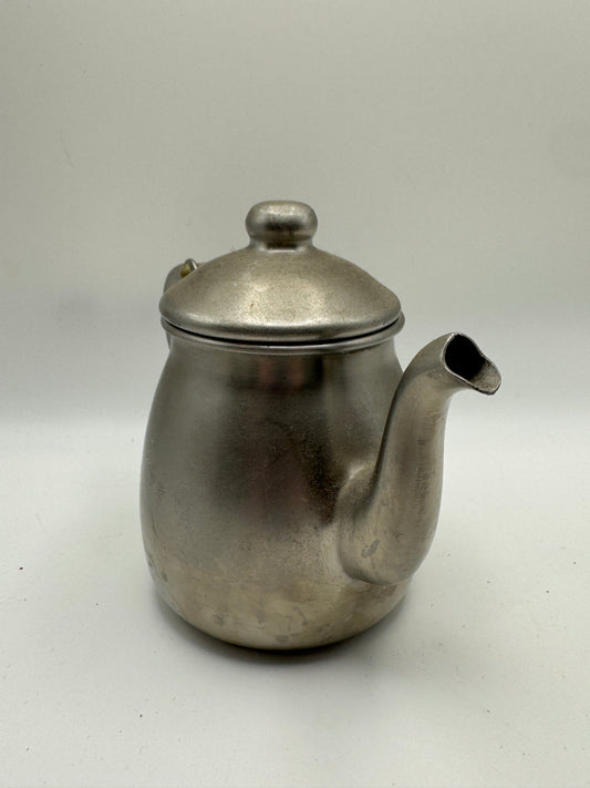 Vintage Metal Mini Teapot (4")