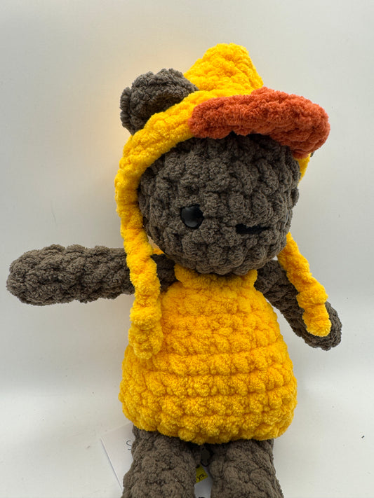 Crocheted Fable Doll – Duck Costume (15")