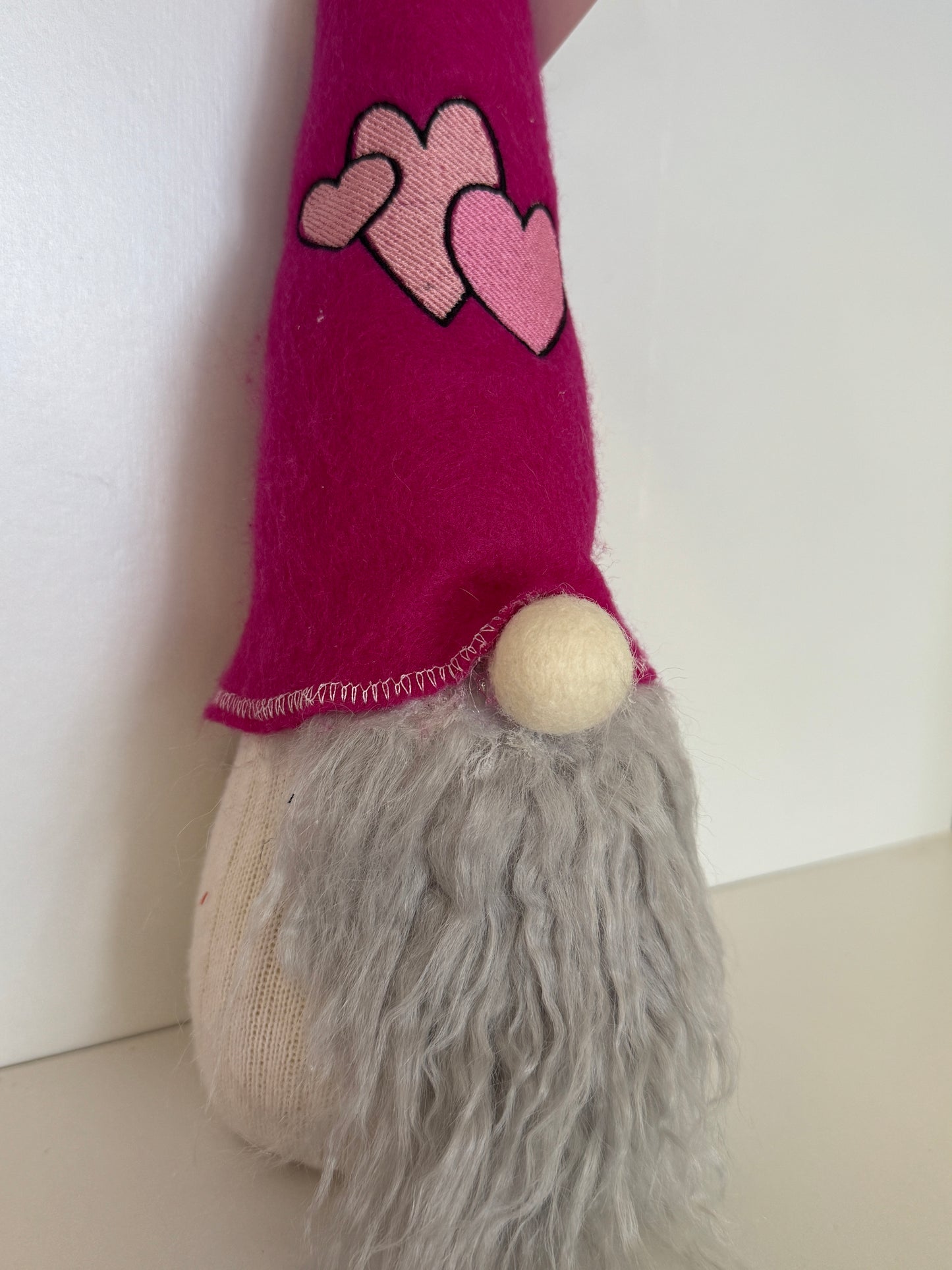 Valentine Sock Gnome Door Stop / Bookend or Just Home Decor