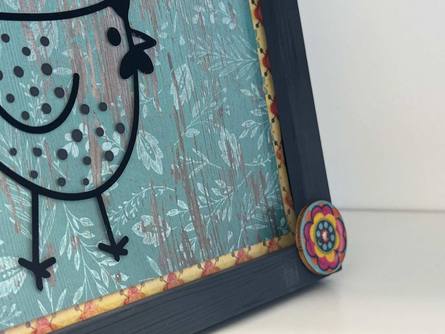 Chicken - Picture Frame - Wall Decor