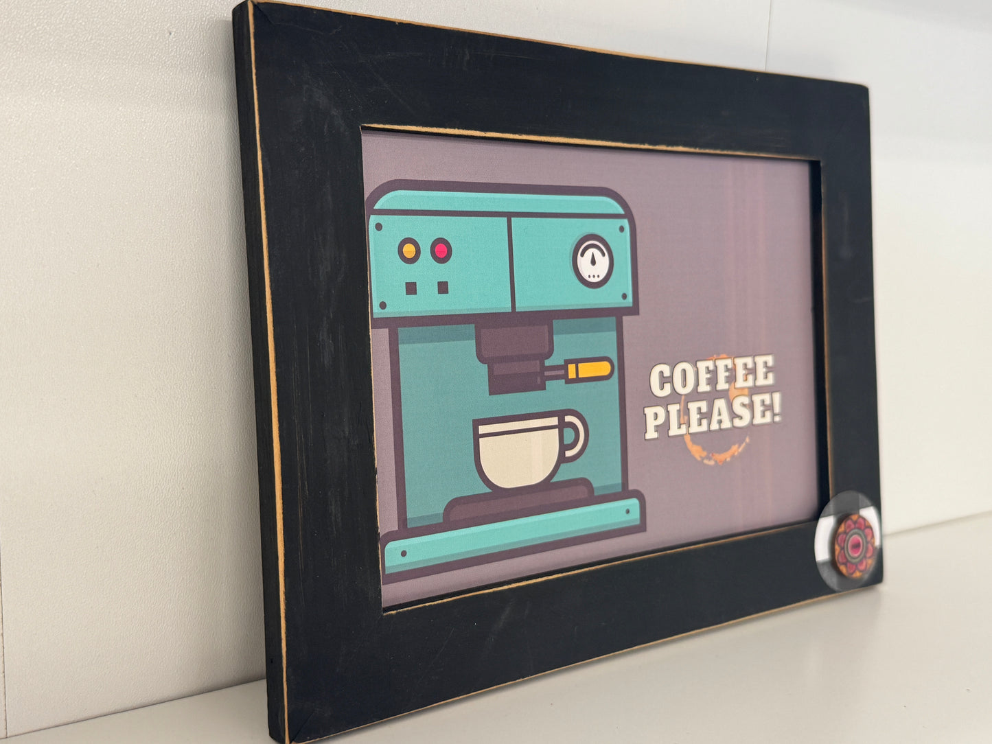 Coffee Please - Picture Frame - Wall Decor