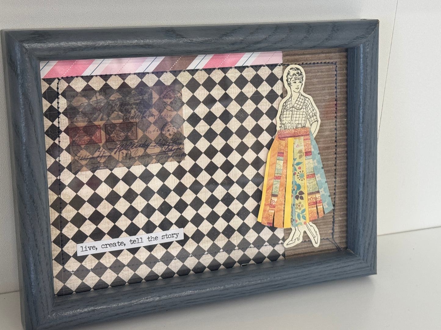 Live, Create, tell the story - Picture Frame - Wall Decor