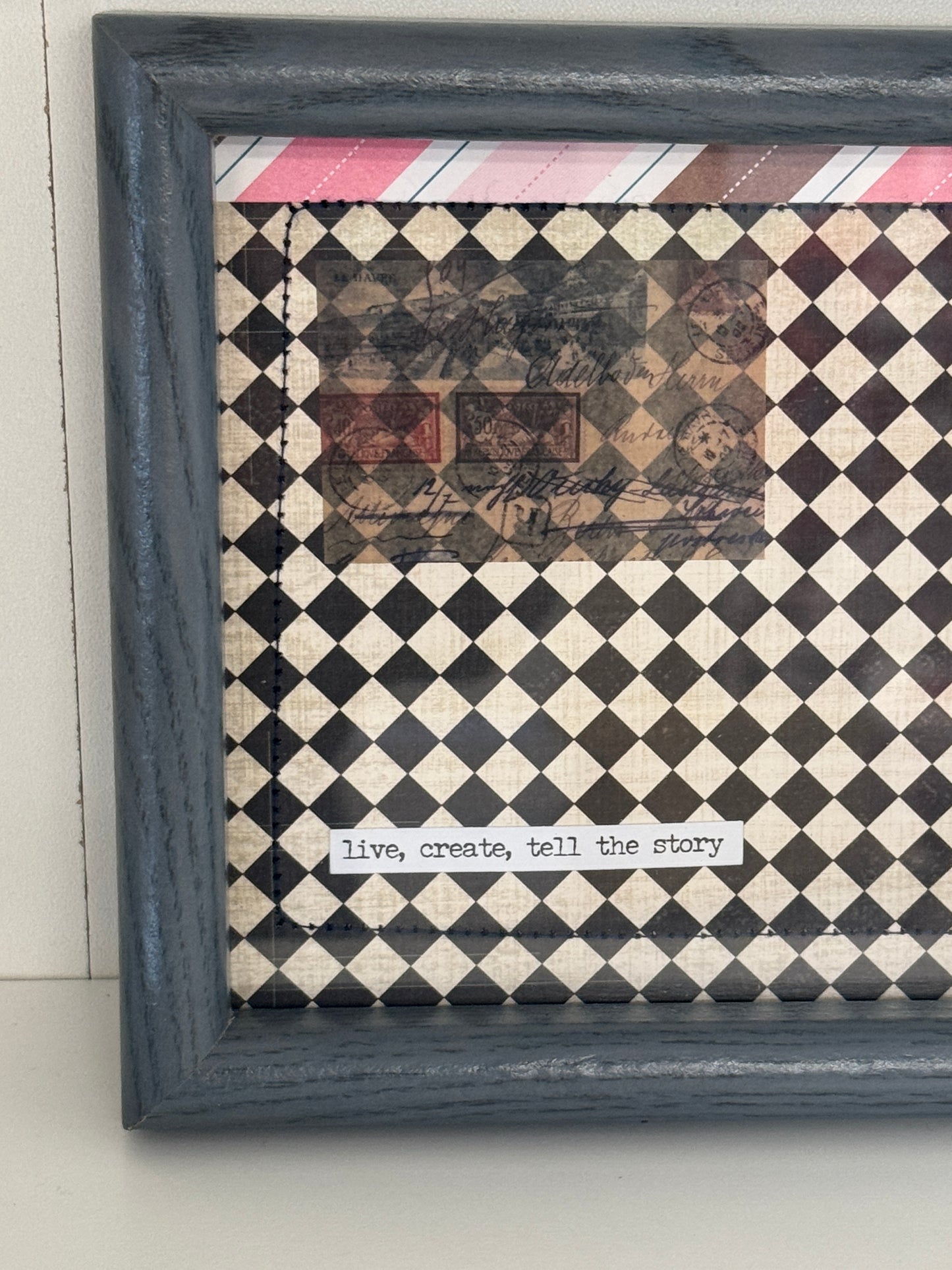 Live, Create, tell the story - Picture Frame - Wall Decor
