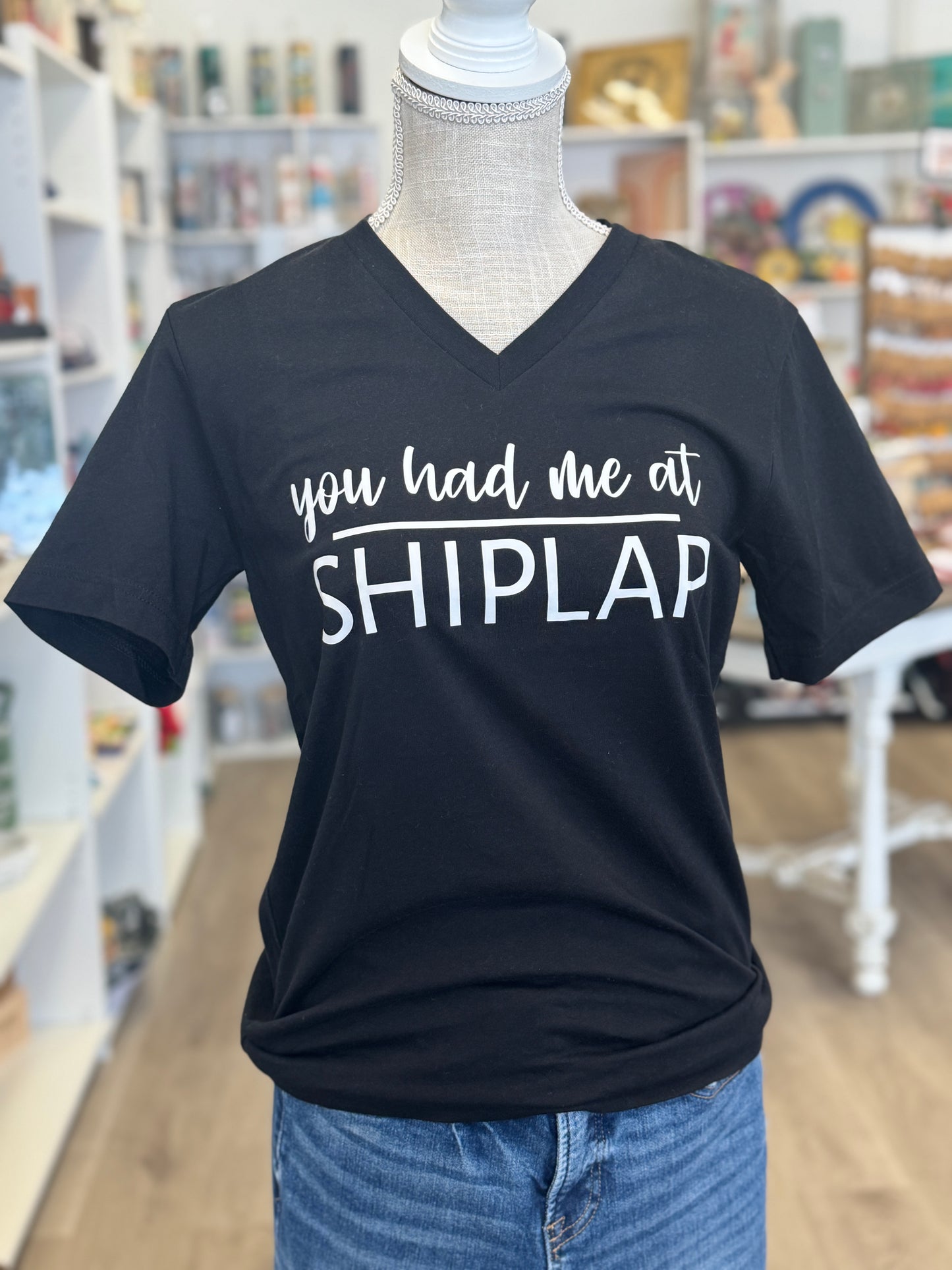 You had me at Shiplap Short Sleeve t-shirt