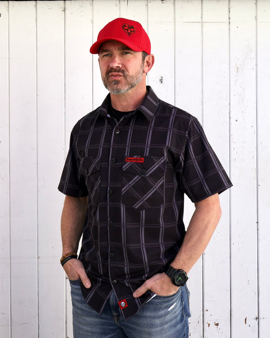 The "Slasher" Light-Weight 4-Way Stretch Button Up
