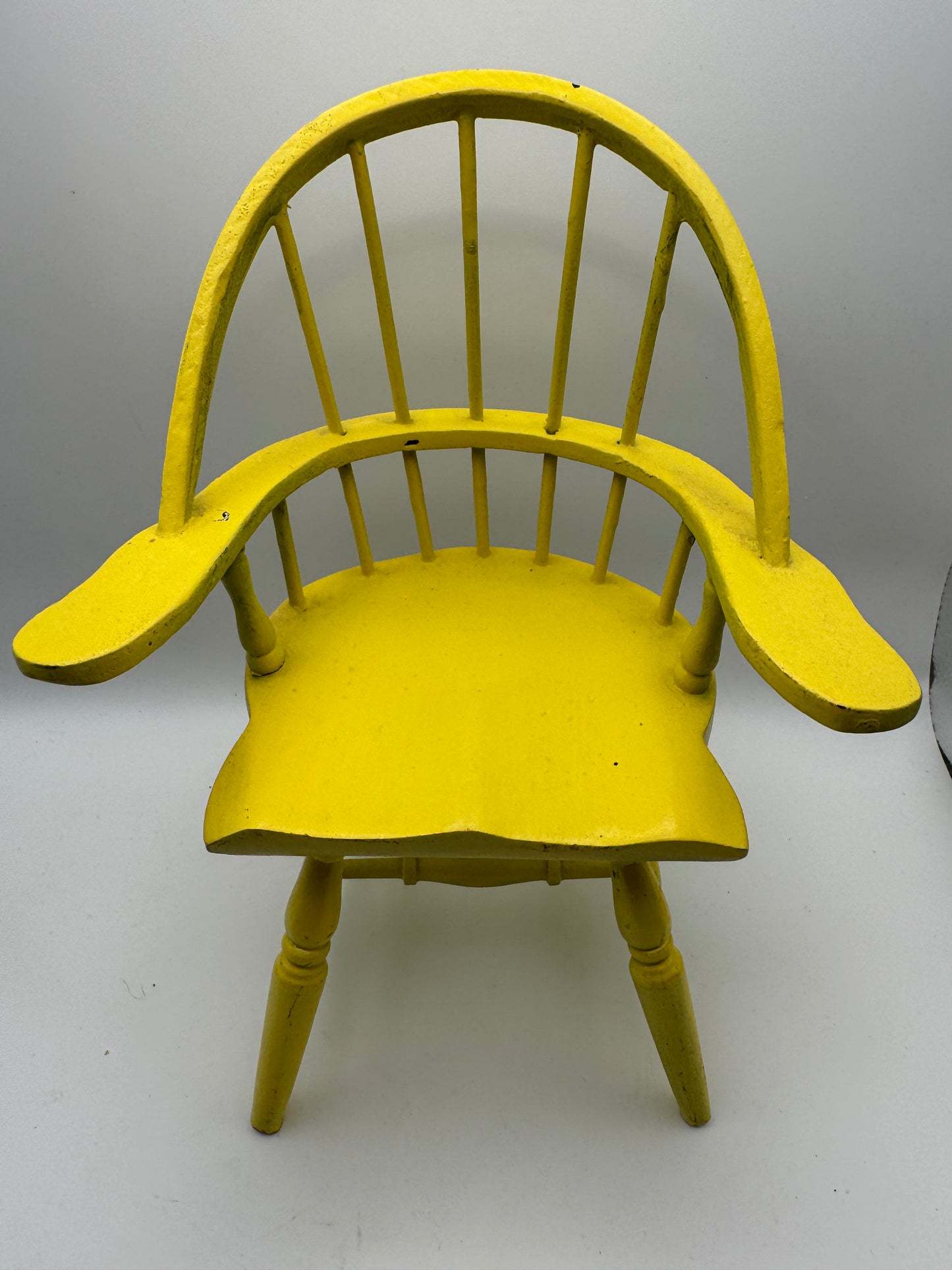 Vintage Yellow Windsor Chair