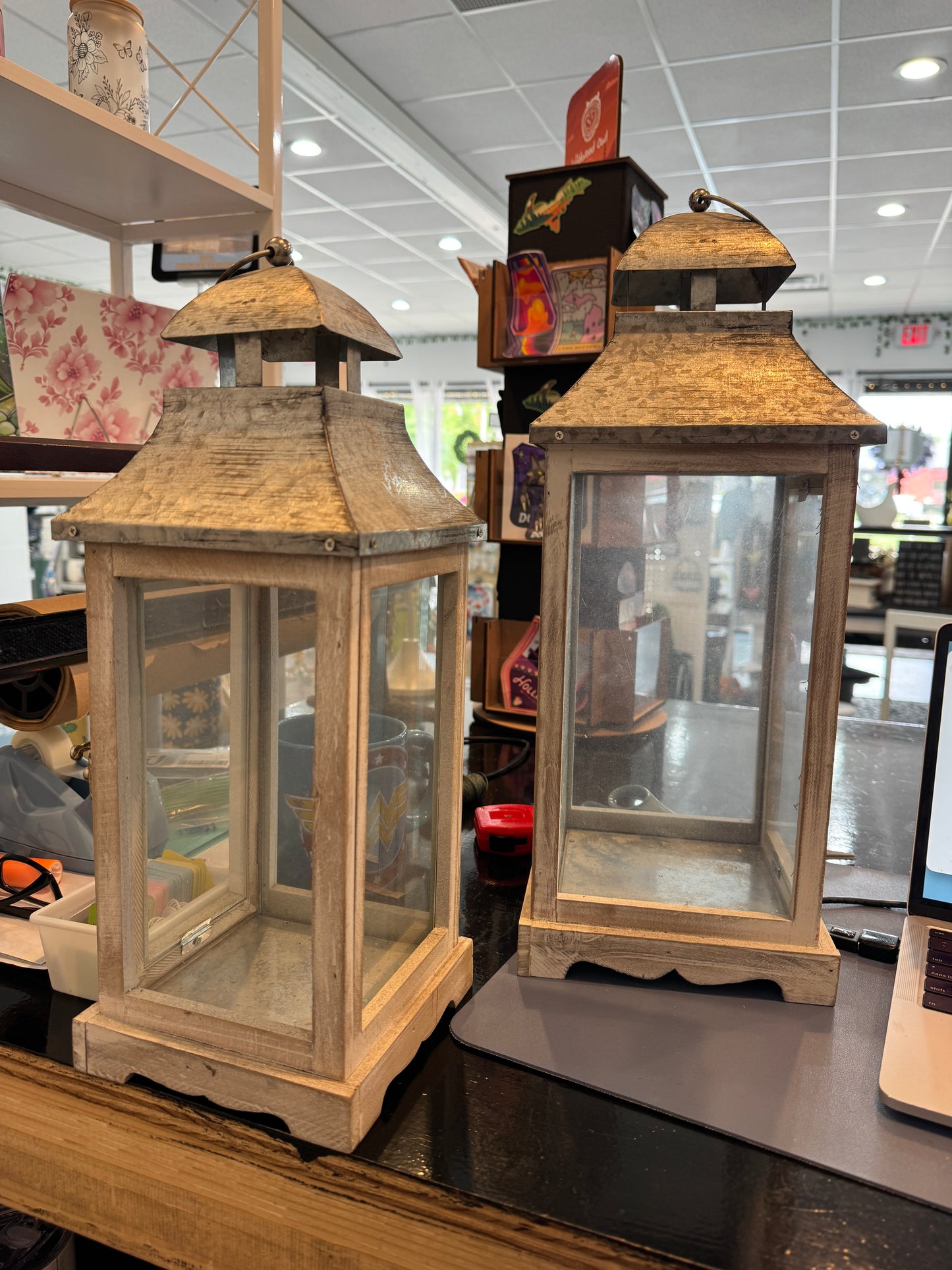 Rustic Farmhouse Lantern β 16"