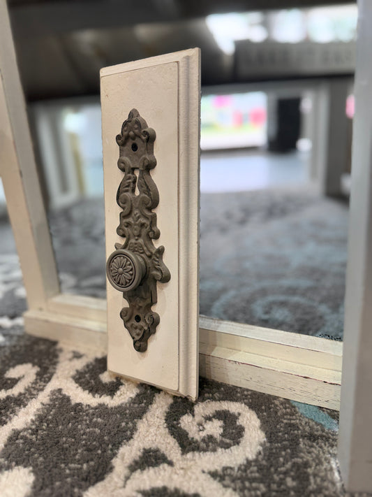 Vintage Style Decorative Wall Hook with Ornate Backplate
