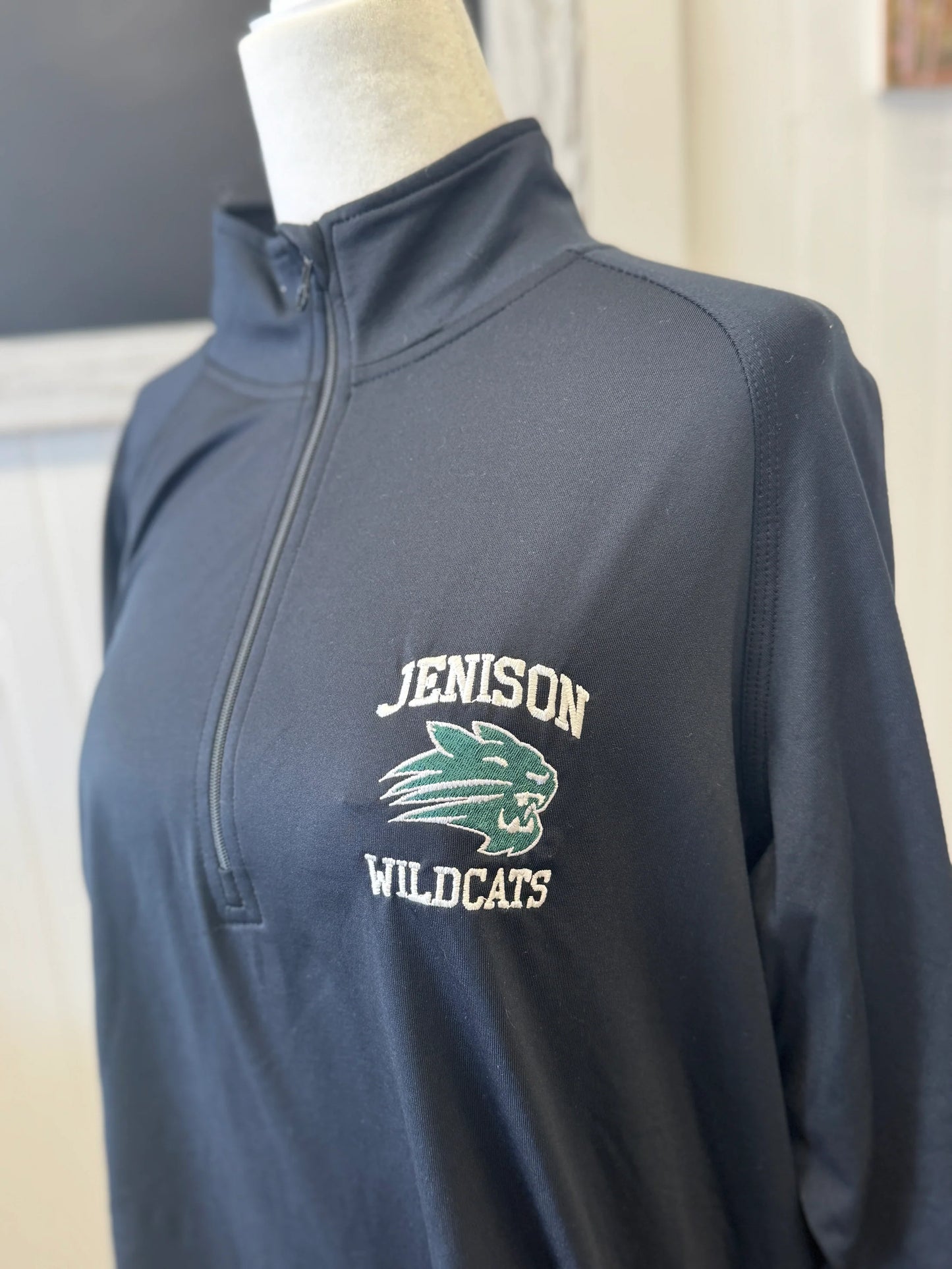 Show Your Spirit! - Jenison Wildcats - Unisex 1/4 Zip Pull Over