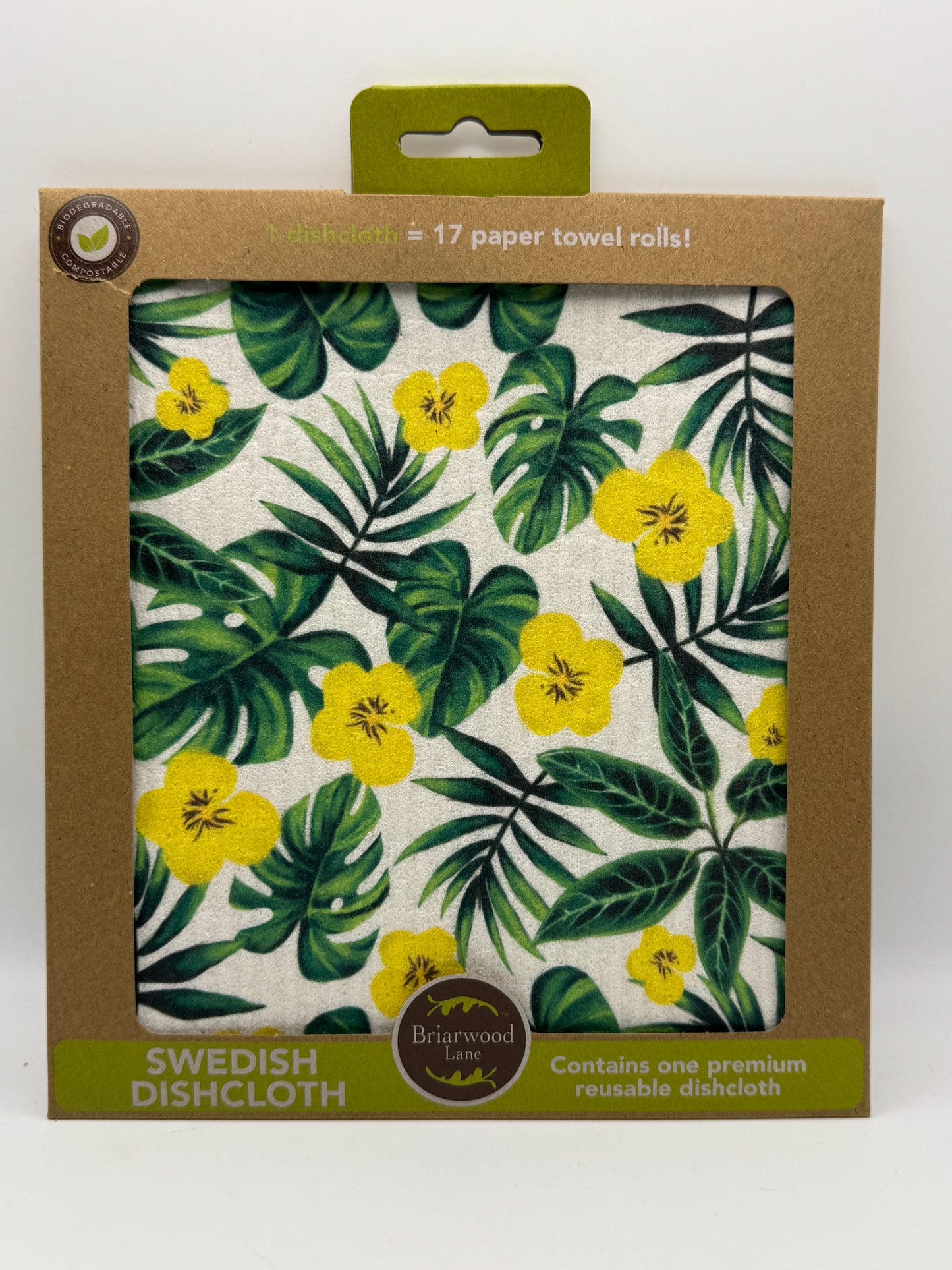 Swedish Dishcloth - Tropical Flowers