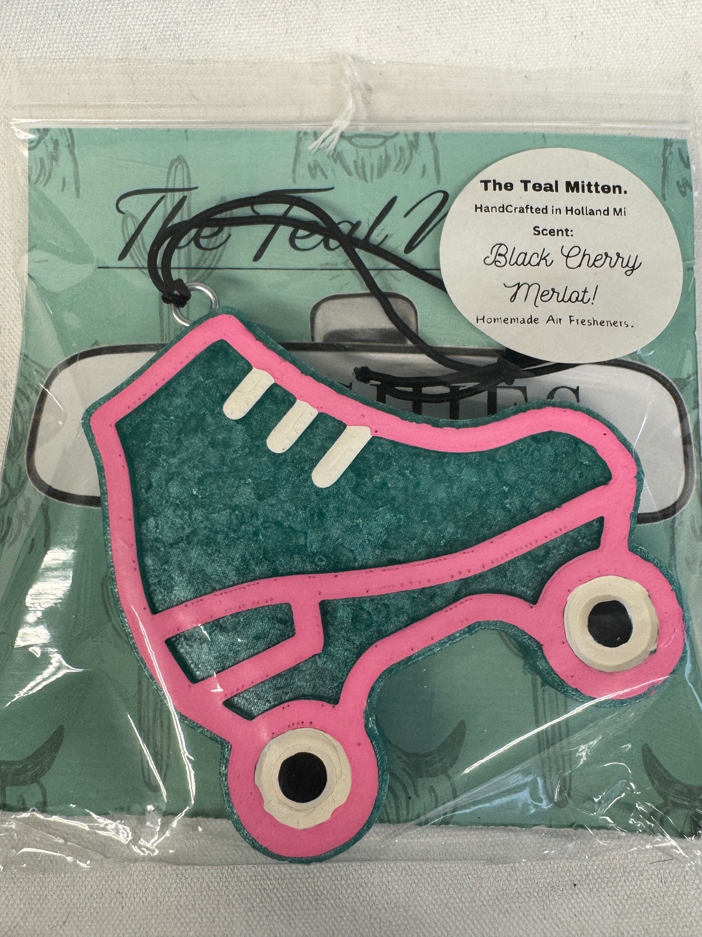 Air Freshener - Black Cherry Merlot - Freshie Roller Skate