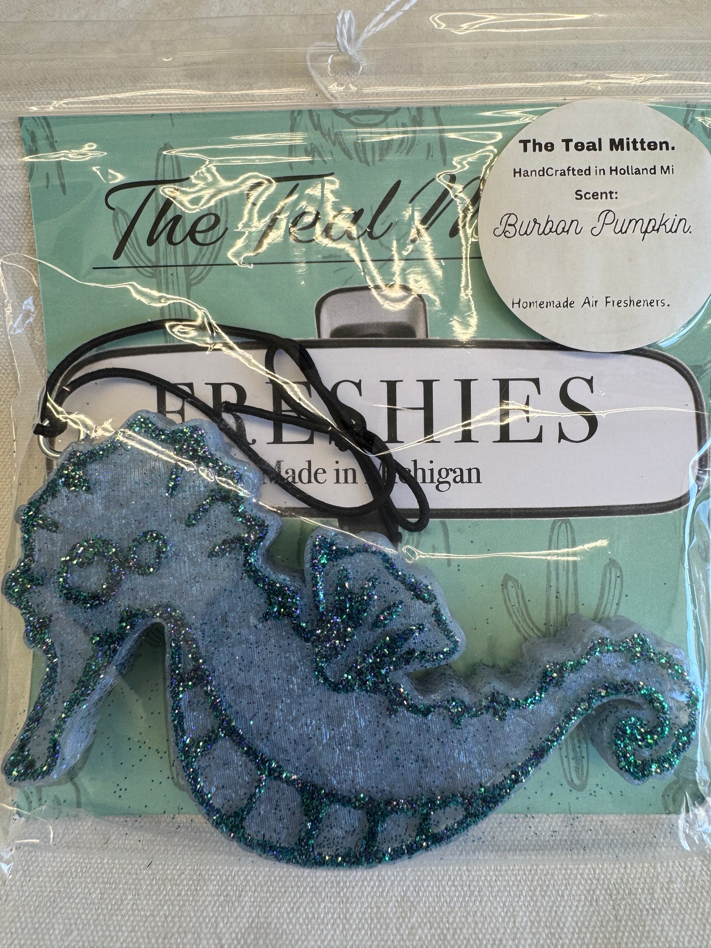 Air Freshener - Bourbon Pumpkin - Freshie Seahorse