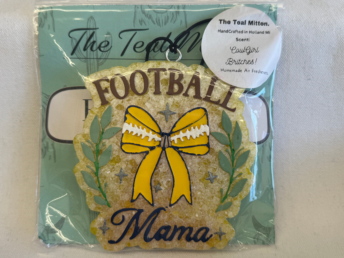 Air Freshener - Cowgirl Britches - Freshie Football Mama