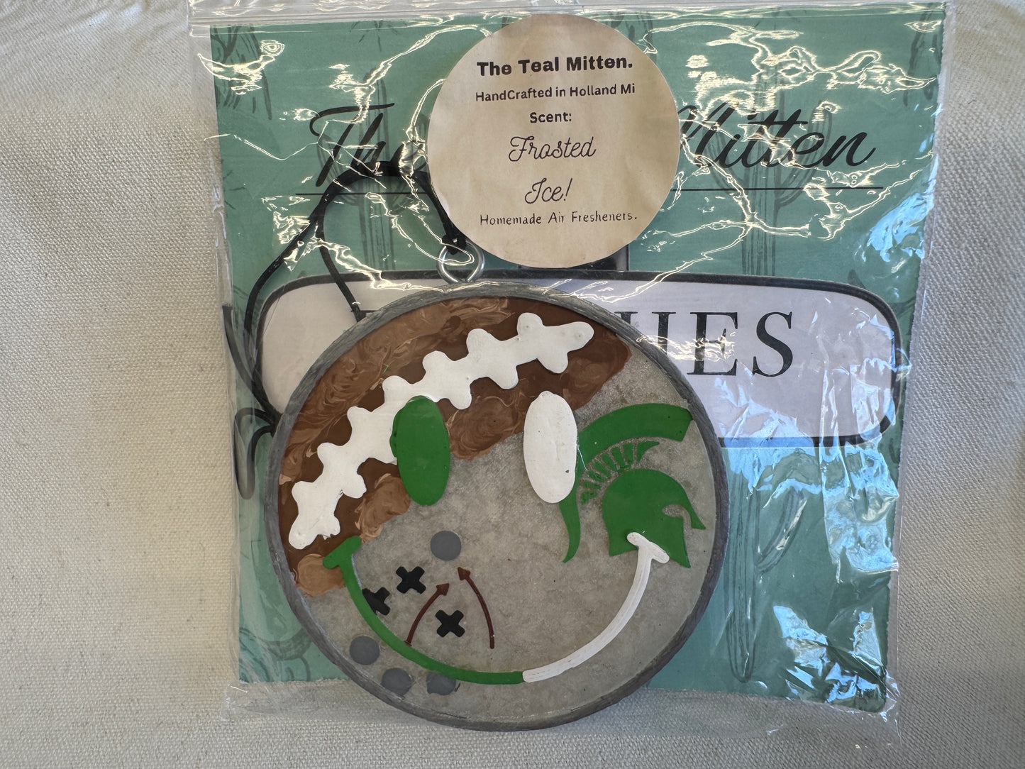 Air Freshener - Frosted Ice - Freshie Spartan Smiley