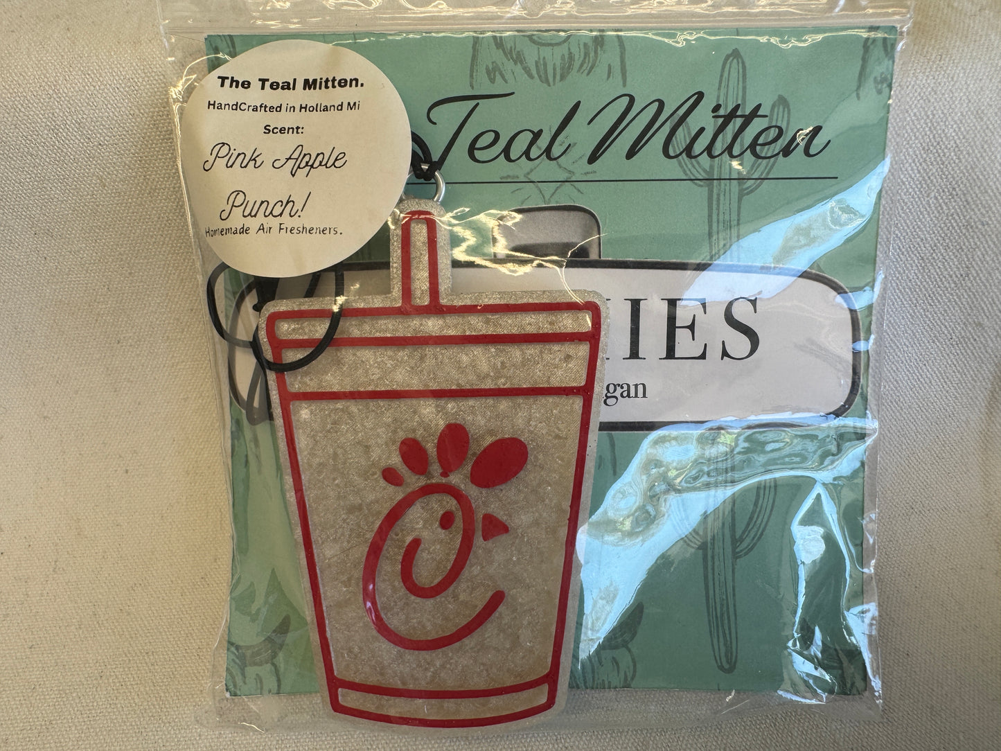 Air Freshener - Pink Apple Punch - Freshie Chic fil a