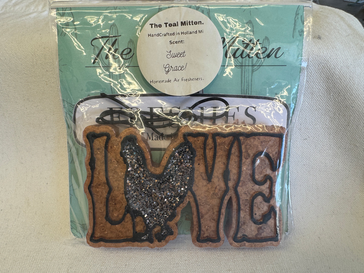Air Freshener - Sweet Grace - Freshie Love Chicken