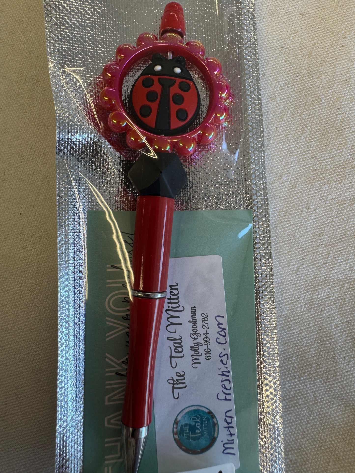 Pen - Ladybug - Black Ink