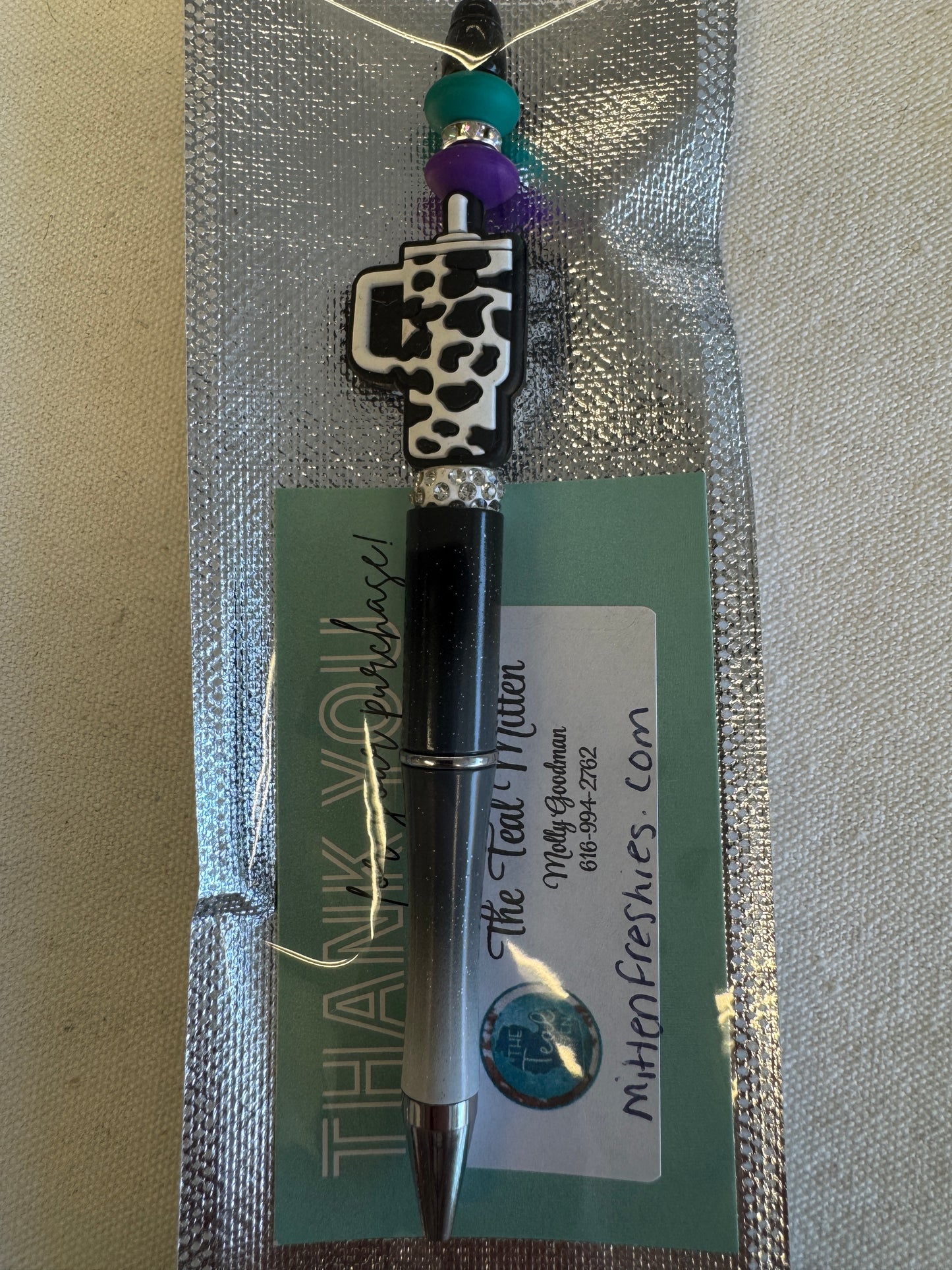 Pen - Tumbler / Coffee Cup - Black Ink